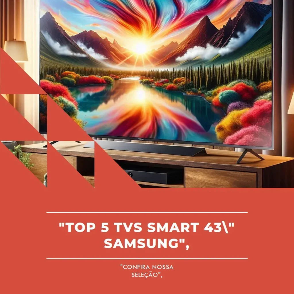 Top 5 Opções de TV smart 43 polegadas Samsung