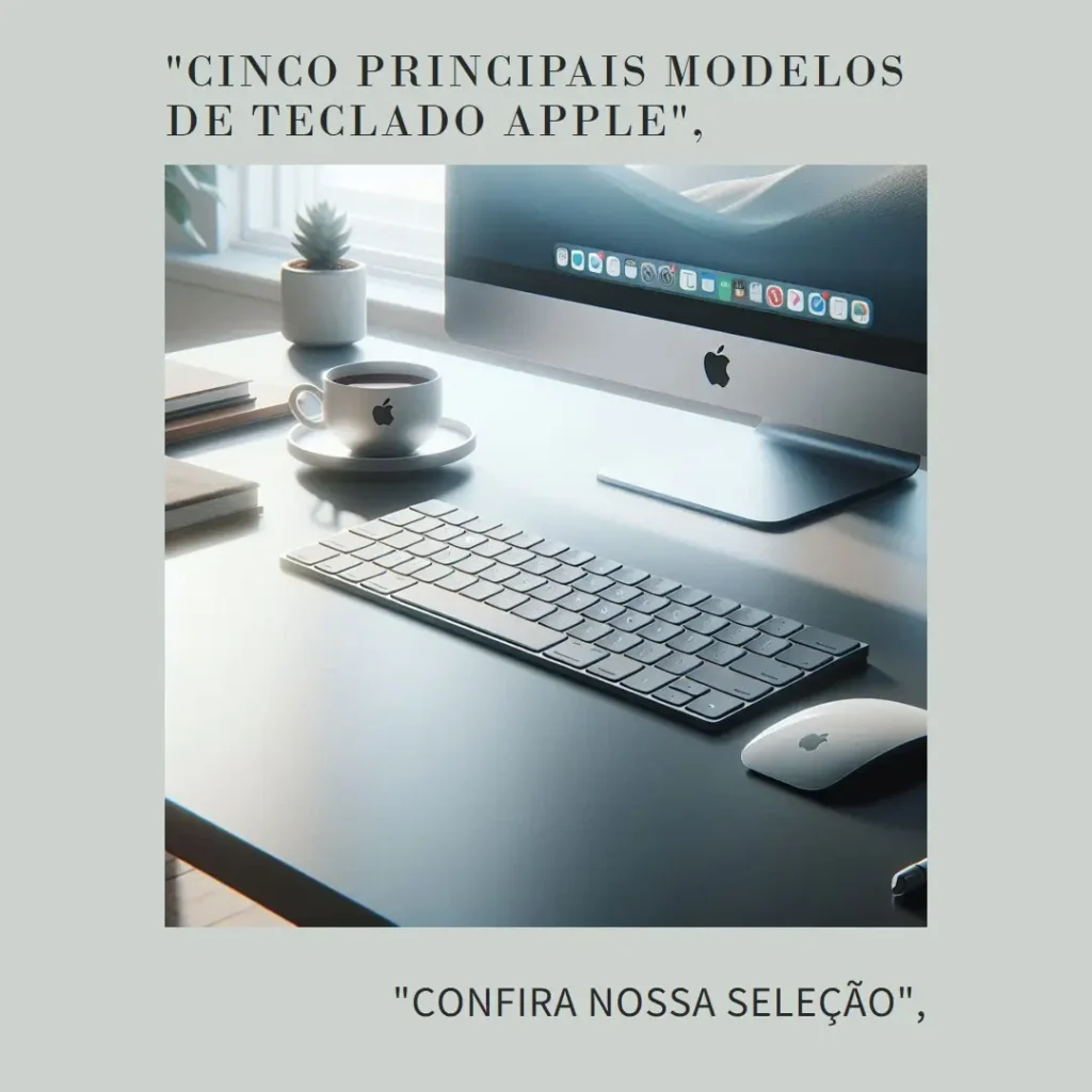 Cinco Principais Modelos de teclado Apple
