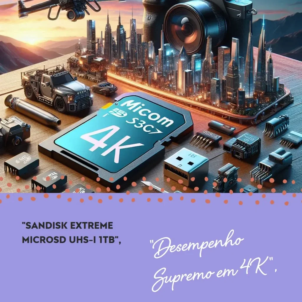SanDisk Extreme microSD UHS-I 1TB: Desempenho Supremo para Vídeos 4K