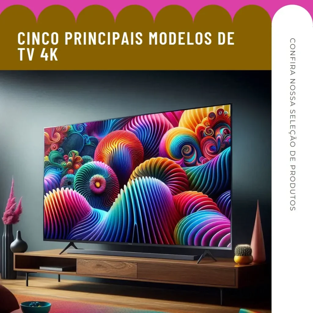 Cinco Principais Modelos de TV 4k 50 polegadas Samsung