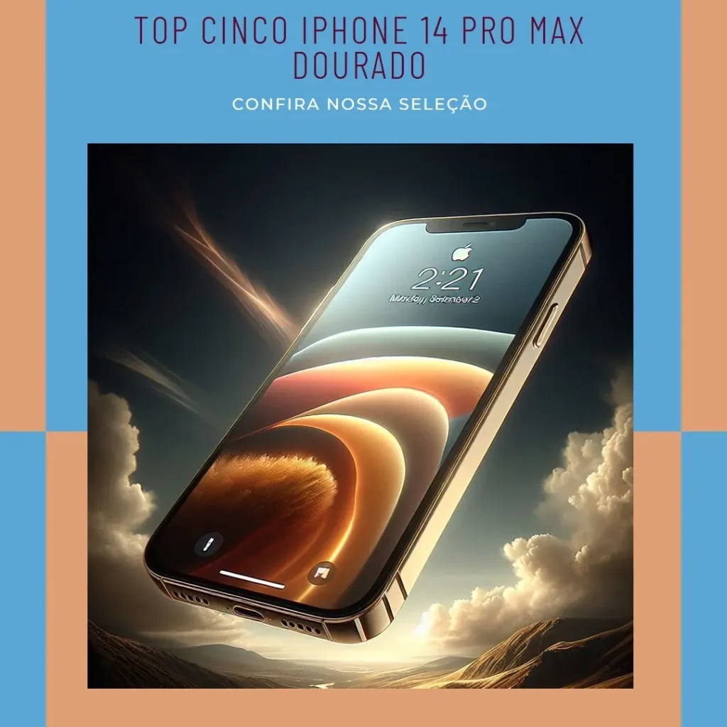 Top Cinco iPhone 14 Pro Max Dourado