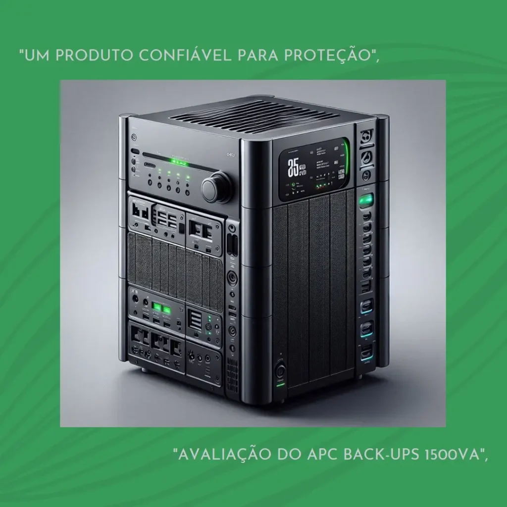 APC BACK-UPS 1500VA BIVOLT: Proteção e Segurança para Seus Equipamentos