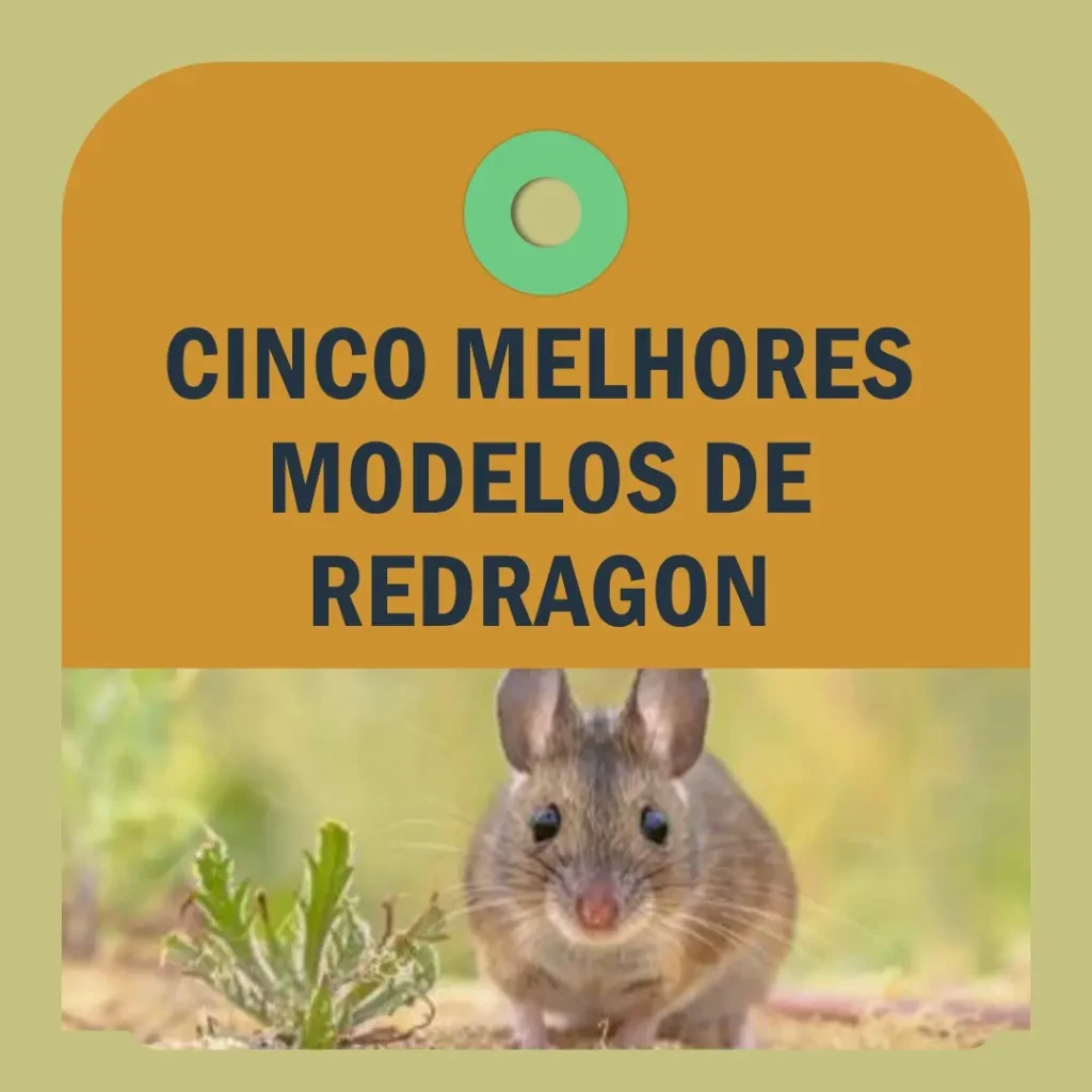 Cinco Melhores Modelos de Redragon mouse gamer