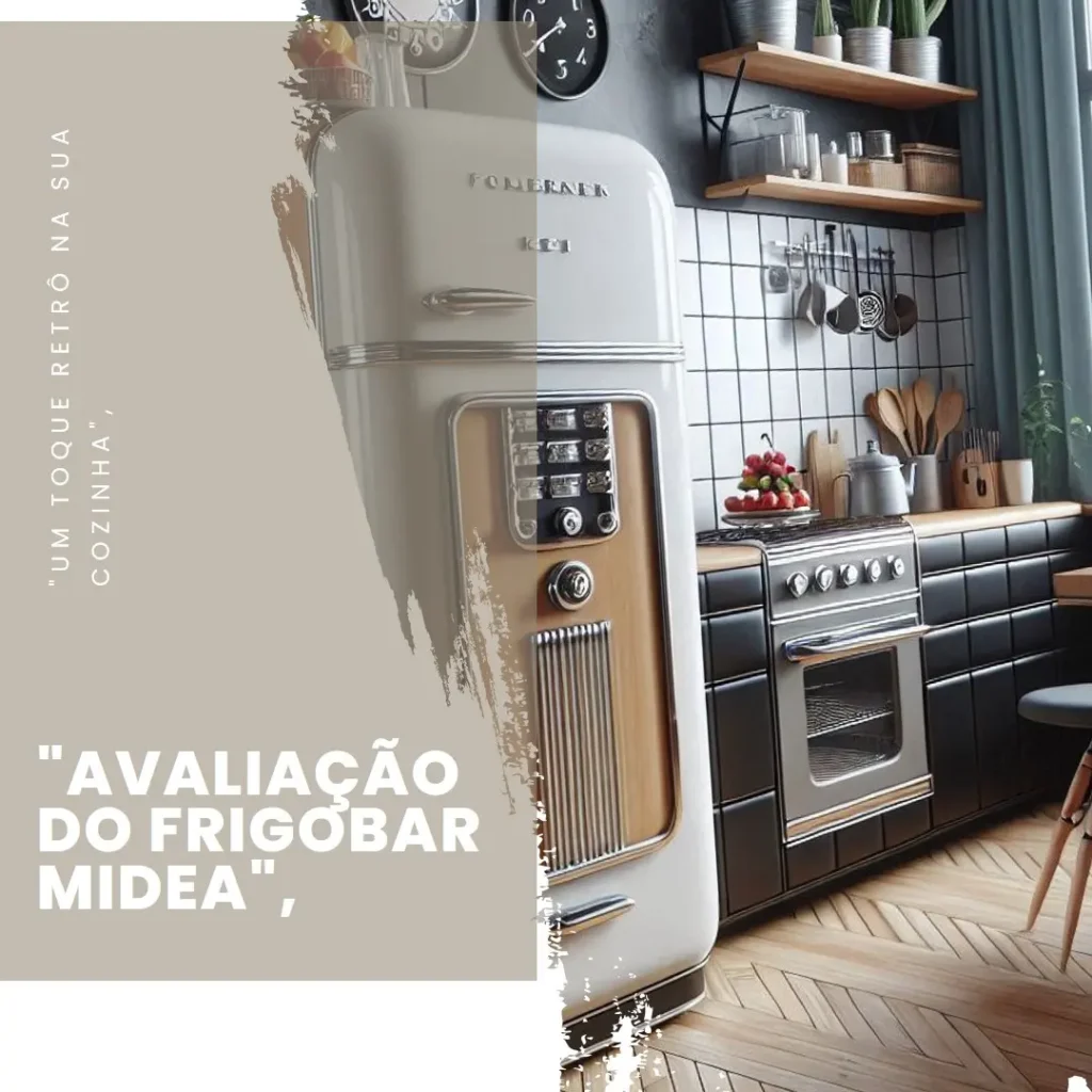 Frigobar Retrô 95L Midea MRV10V1: Design e Eficiência