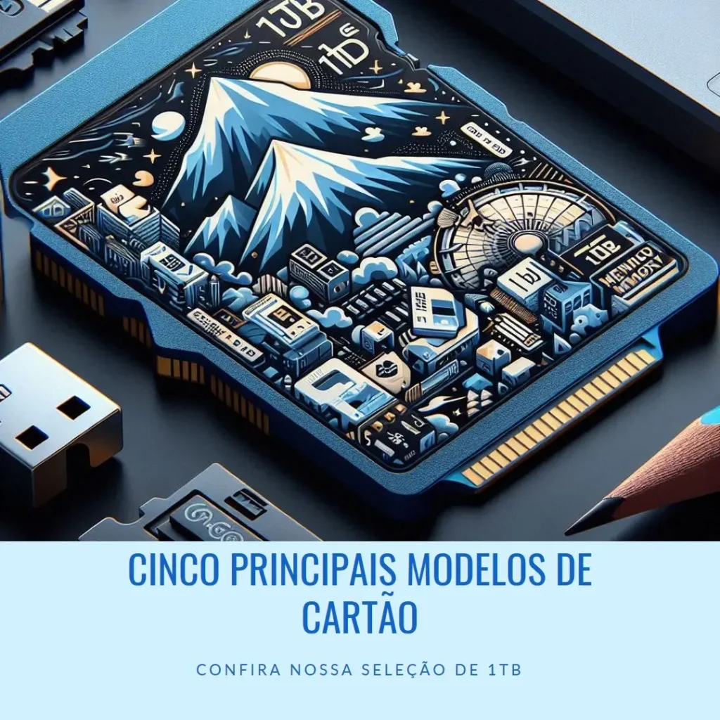Cinco Principais Modelos de Cartão De Memoria 1Tb