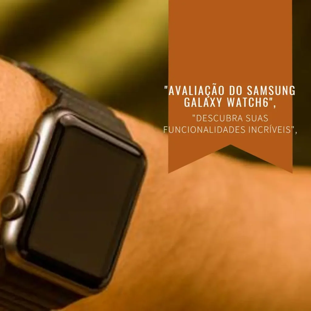 Samsung Smartwatch Galaxy Watch6 BT 40mm Tela Super AMOLED
