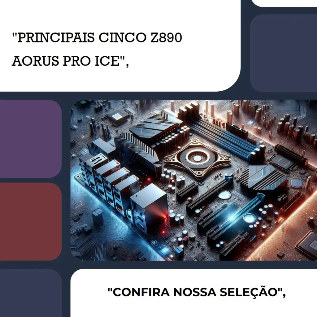 Principais Cinco z890 Aorus pro ice