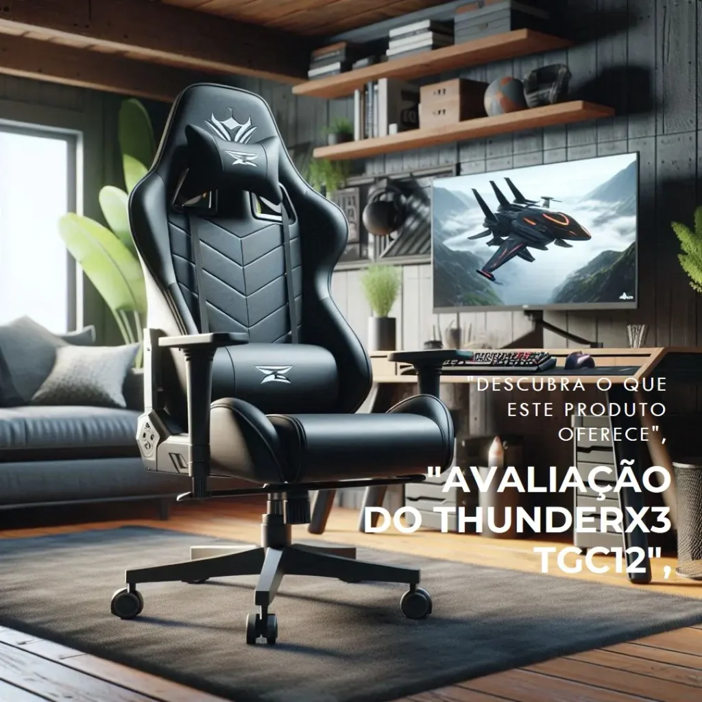 Cadeira Gamer ThunderX3 TGC12: Conforto e Desempenho para Gamers