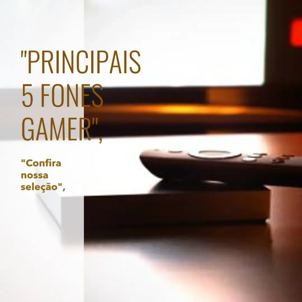 Principais 5 fone sem fio gamer