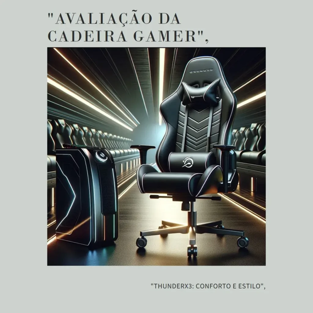 Cadeira Gamer ThunderX3 TGC12: Conforto e Ergonomia