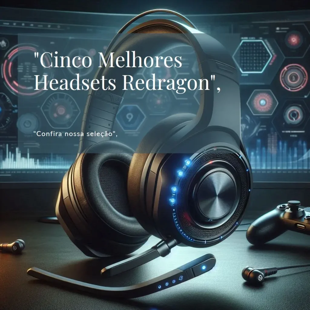 Cinco Melhores Modelos de headset redragon sem fio zeus pro 7.1