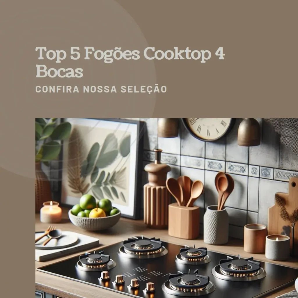 Top 5 fogão cooktop 4 bocas
