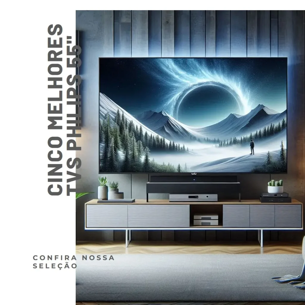 Cinco Melhores Modelos de TV Philips 55 polegadas