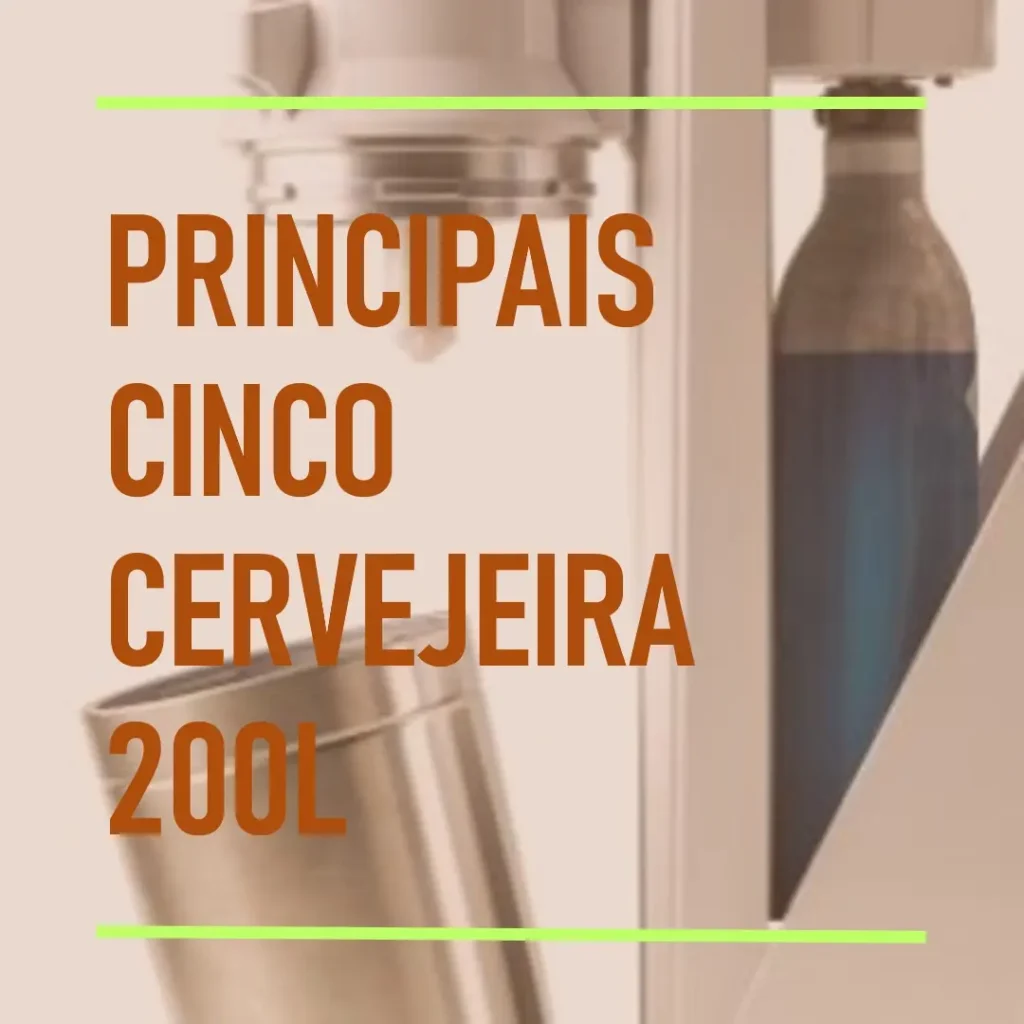 Principais Cinco cervejeira 200 litros