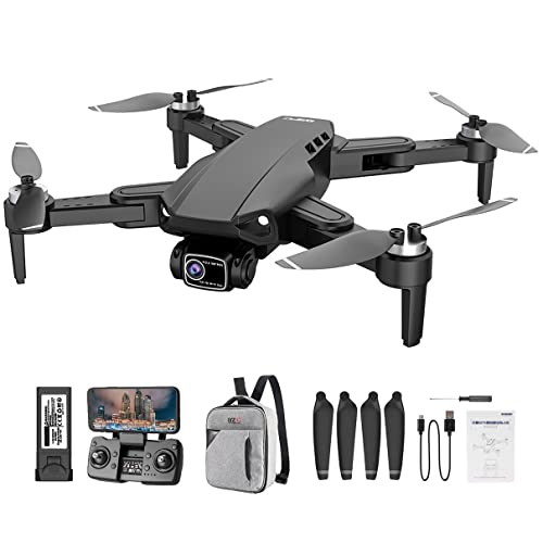 Drone Profesional,L900 Pro Aircraft Se Gps 4K-5G Ultra-Clear-Visual Evitar Obstáculos Wifi Distância de Transmissão de Imagem 300-600M Aeronave Uav (1 Bateria + Mochila, Com Mochila）