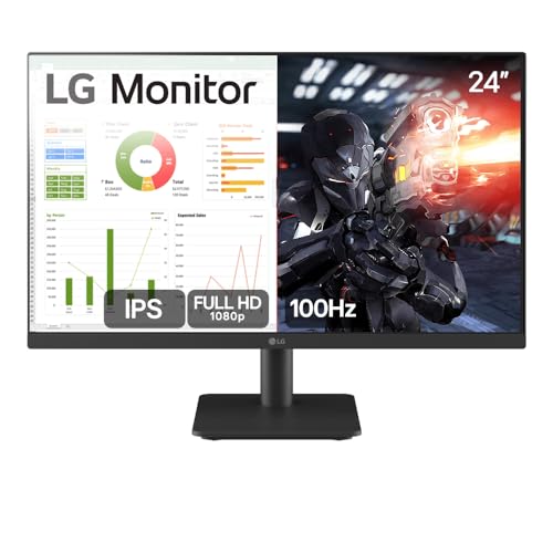 Monitor PC Gamer LG 24MS500 24” IPS 100Hz Full HD HDMI 2x