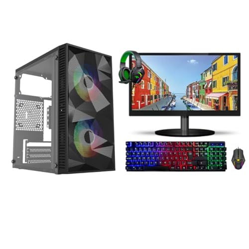 PC GAMER INTEL I5 3470-16GB DDR3 - SSD 240GB - MONITOR 19'' - KIT GAMER: TECLADO, MOUSE E HEADSET