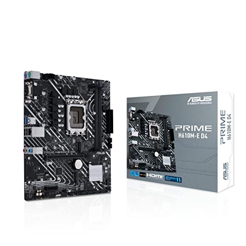 PLACA MAE ASUS PRIME H610M-E D4 LGA 1700 DDR4, preto