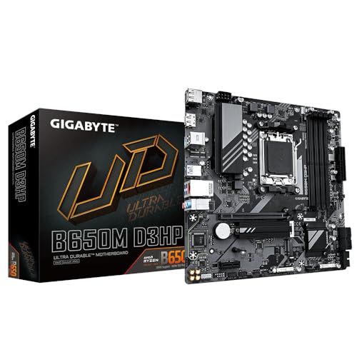 Placa Mãe Gigabyte B650M D3HP (AM5/4xDDR5/HDMI/DP/USB 3.2/M.2)