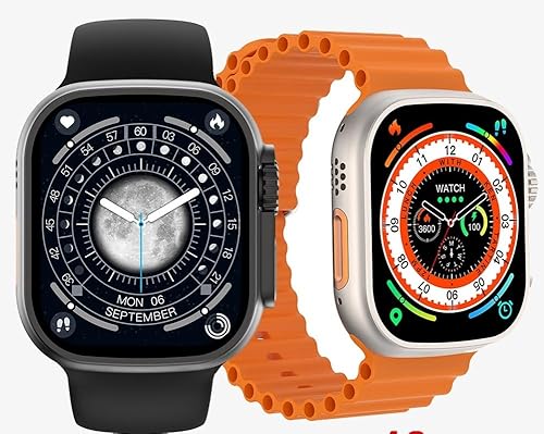 Smartwatch W68 Ultra Series 8, 49mm, Tela 2.0 Polegadas, NFC, Compatível com Sistema Ultra (preto)