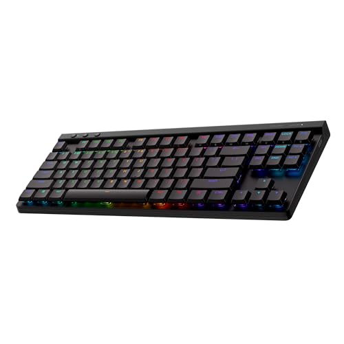 Teclado Mecânico Gamer Sem fio Logitech G G515 TKL Preto com Layout Americano