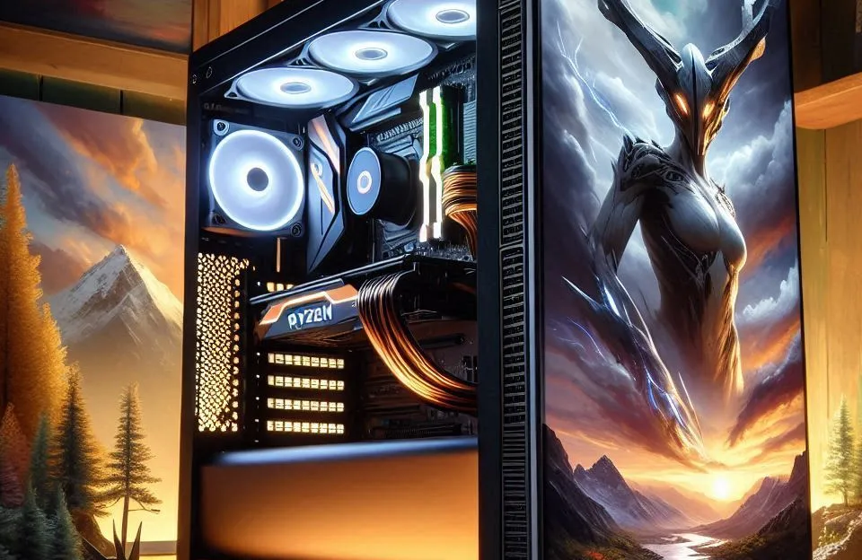 Pc Gamer AMD Ryzen 5 5600X 16GB DDR4 NVMe 1TB RTX 4060 8GB