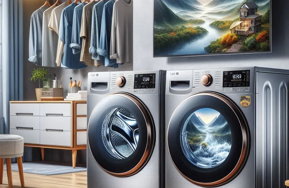 Lava e Seca Smart LG VC4 14kg Inox AI DD CV5014PC4A 220V