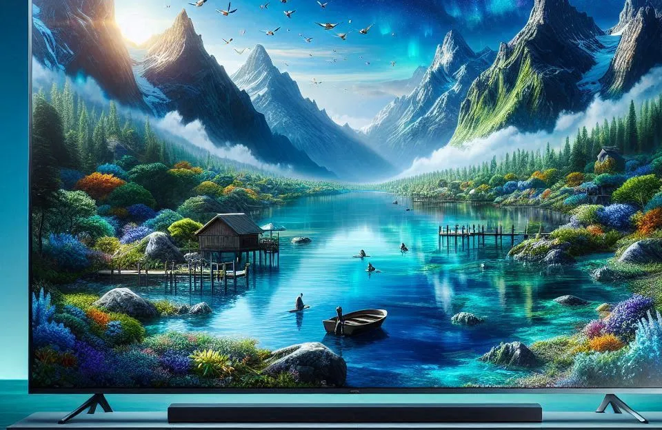 Samsung Smart TV 65" QLED 4K 65Q70D com 120Hz e AI