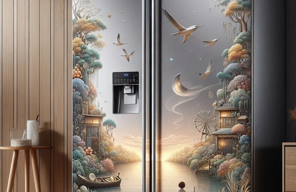 Geladeira Frost Free Side By Side 442L Inox Midea
