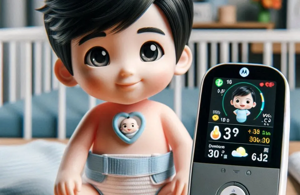 Motorola Babá Eletrônica AM24 com Monitor de Temperatura
