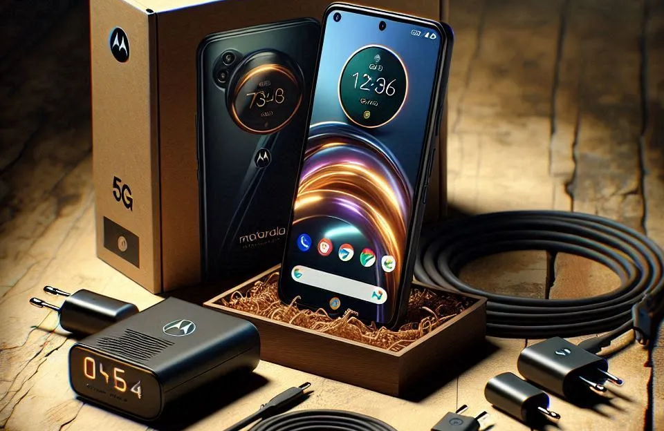 Kit Motorola G54 5G 256GB com Carregador 45W Turbo Power