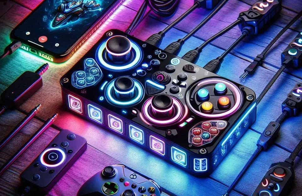 Combo Kit Controle Bluetooth KP-GM032 com Iluminação RGB