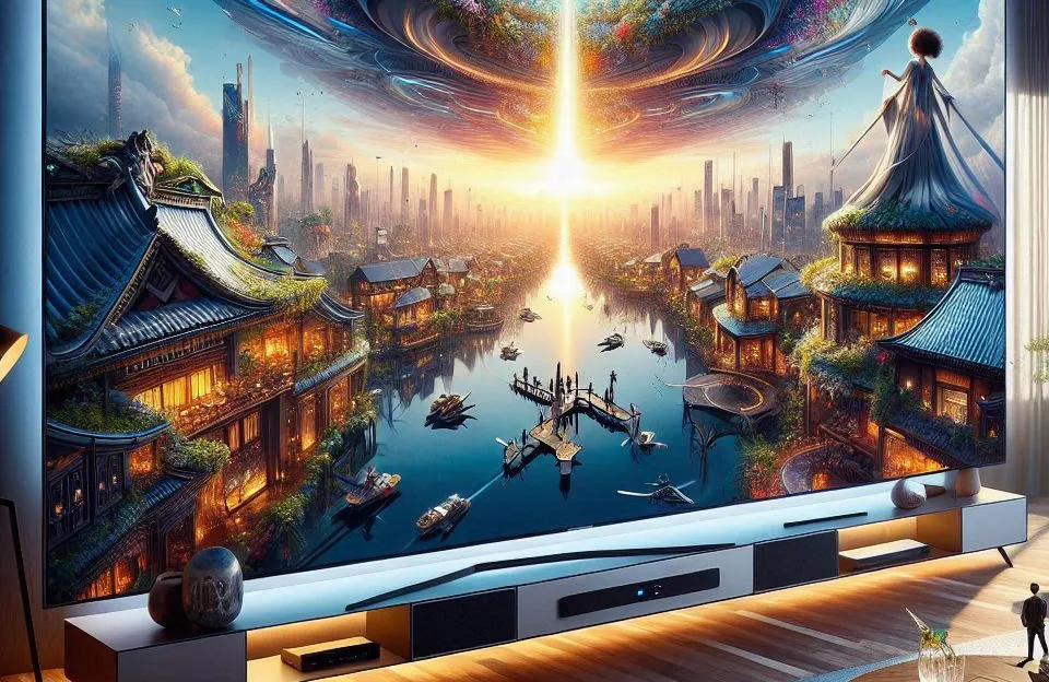 Smart TV Neo QLED 55" 8K UHD Samsung QN55QN700B: Imagem e Som de Alta Performance