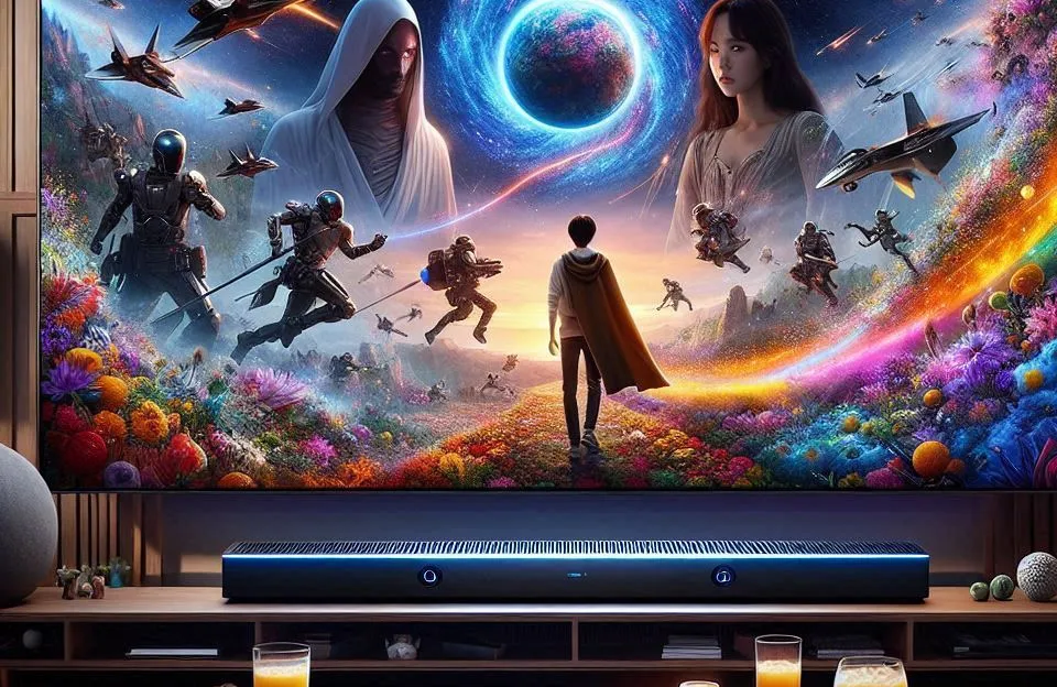 Smart TV 70" QLED 4K 70Q65D 2024 + Soundbar HW-B550/ZD Combo: A Tecnologia QLED para Sua Casa