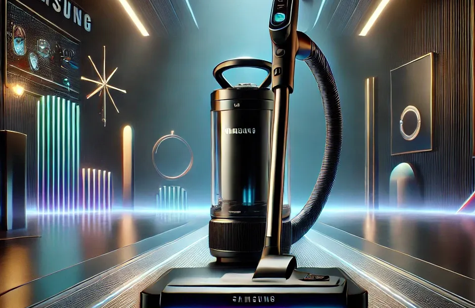 Samsung Aspirador de Pó Vertical sem fio Bespoke Jet com AI Cleaning e Clean Station Satin Black