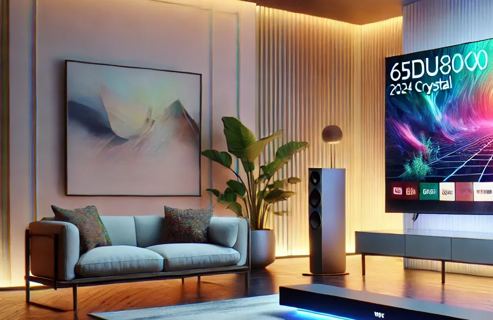 Smart TV 65" Crystal UHD 4K 65DU8000 2024 + Soundbar HW-B550/ZD Combo: Uma Experiência de Cinema em Casa
