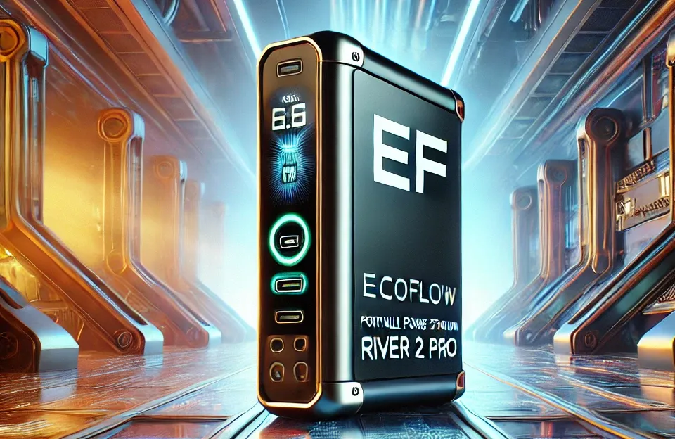 EF ECOFLOW Portable Power Station RIVER 2 Pro: Potência, Durabilidade e Carregamento Rápido