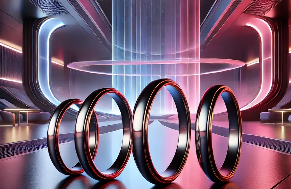 Principais Cinco anel Galaxy ring