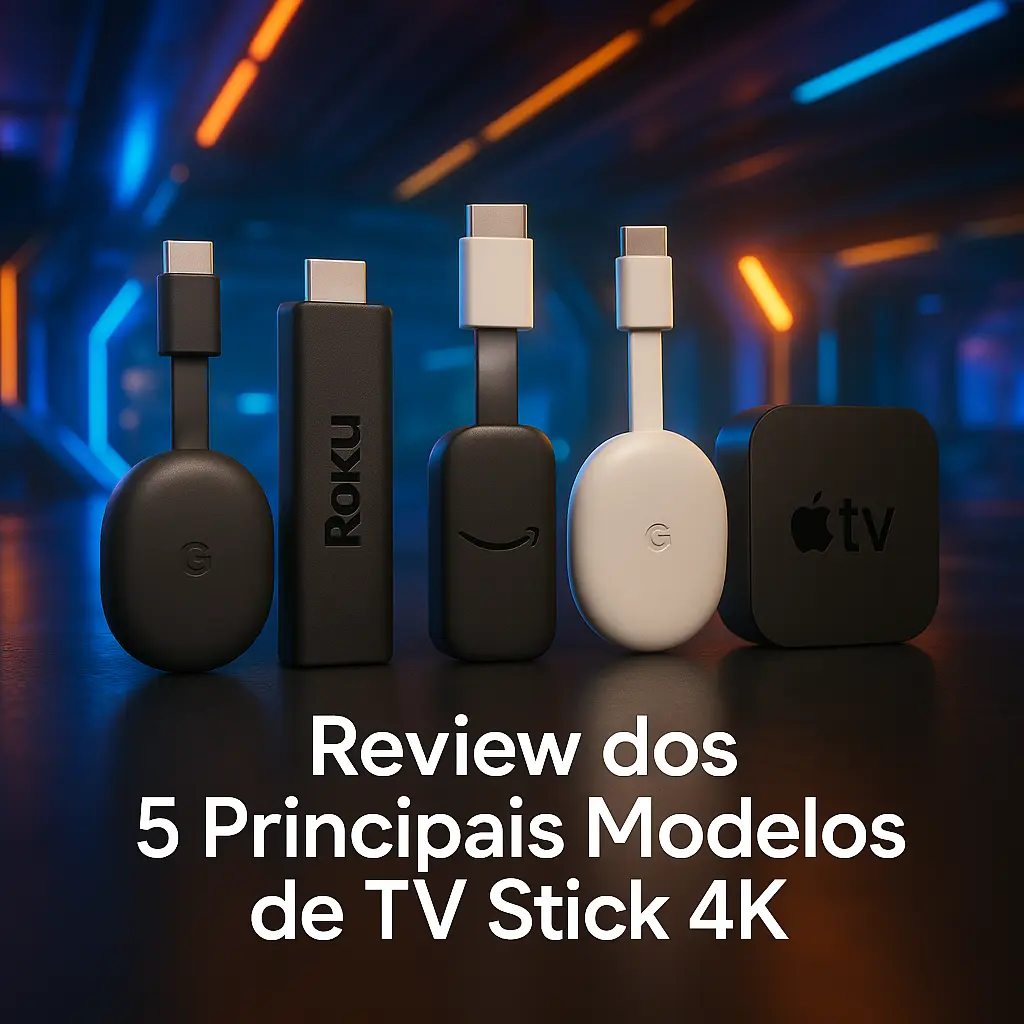 Cinco Principais Modelos de TV stick 4k