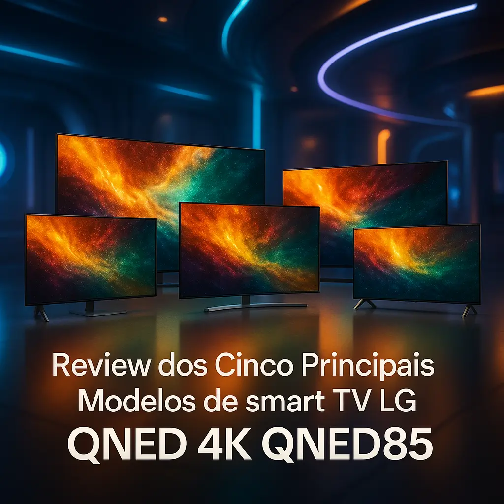 Cinco Principais Modelos de smart TV LG QNED 4k QNED85