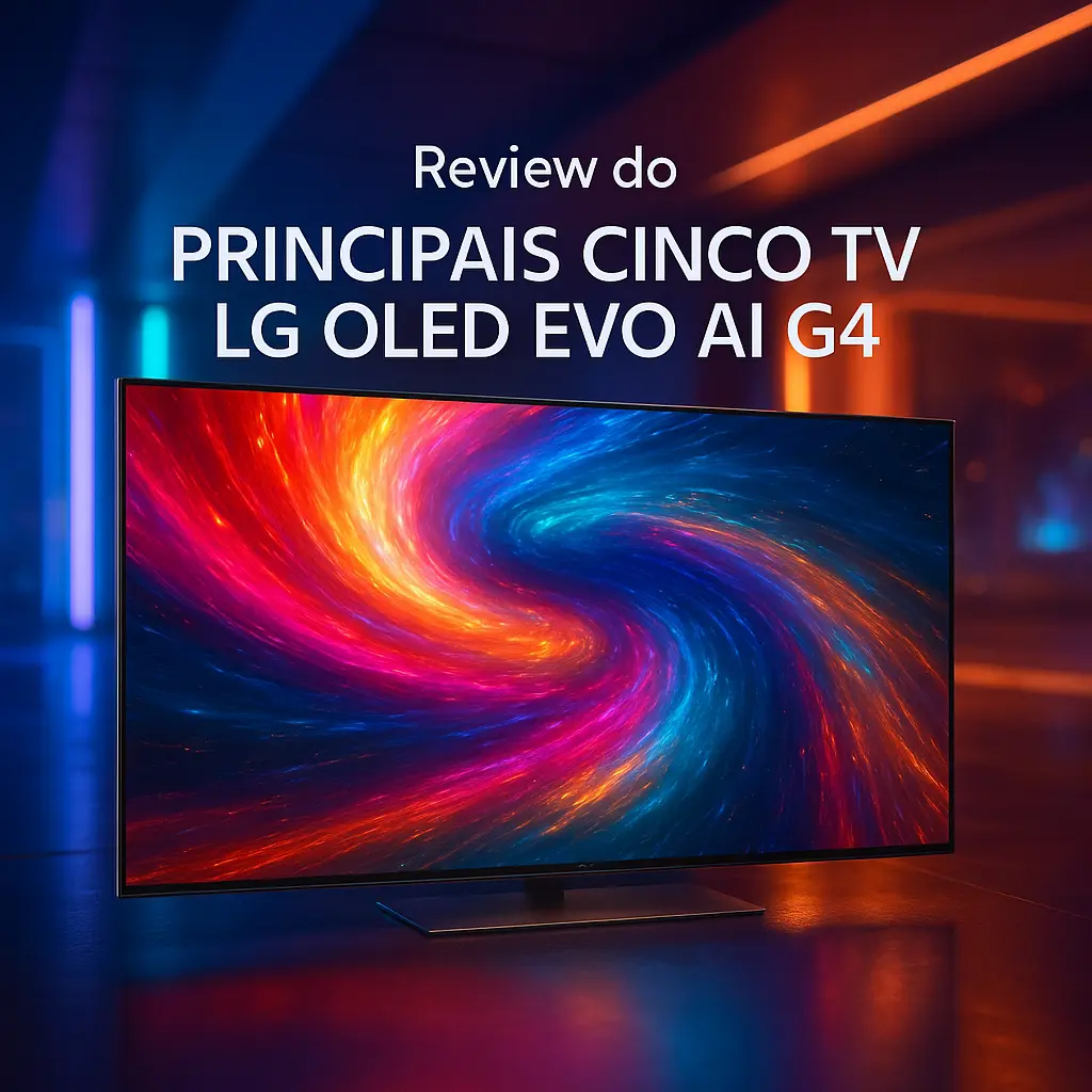 Principais Cinco TV LG OLED EVO AI g4