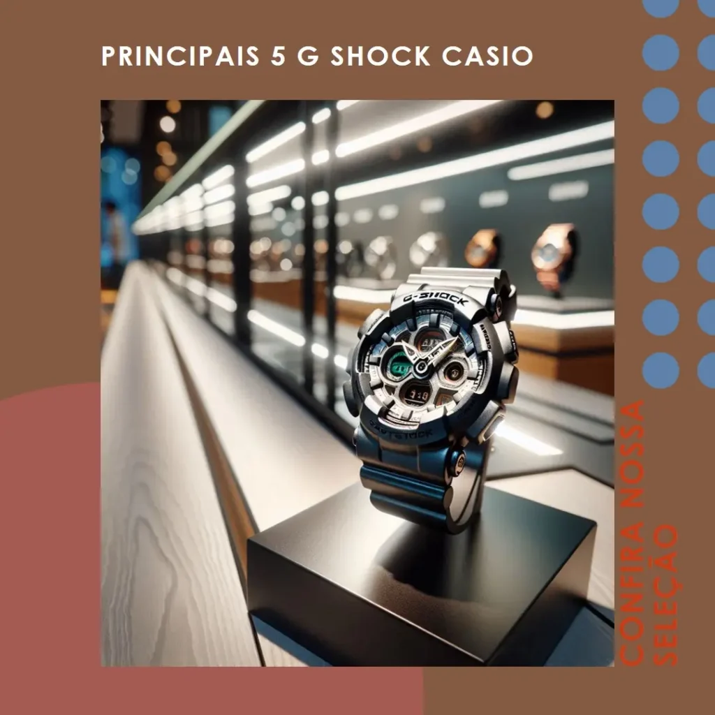 Principais 5 G Shock Casio