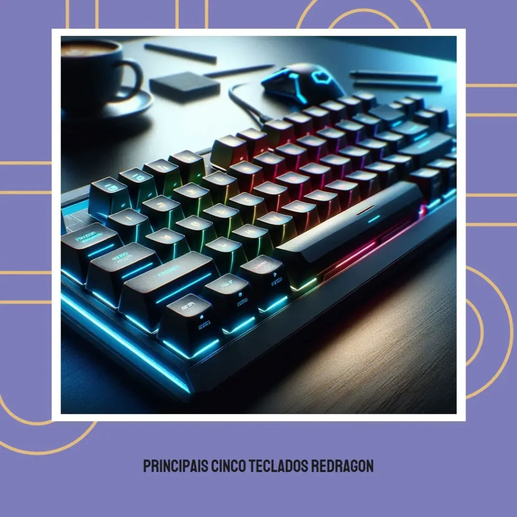 Principais Cinco teclado Redragon fizz