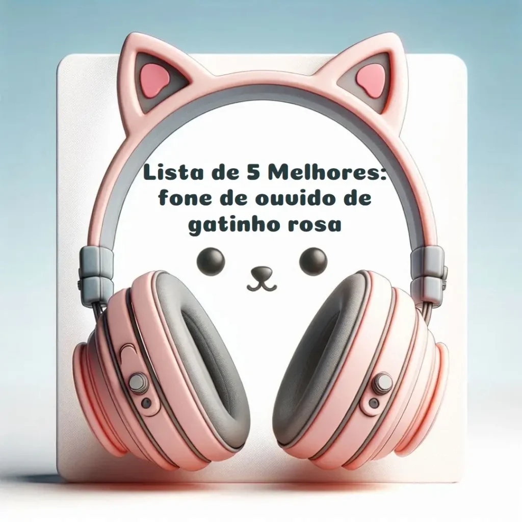 Lista de 5 Melhores: fone de ouvido de gatinho rosa