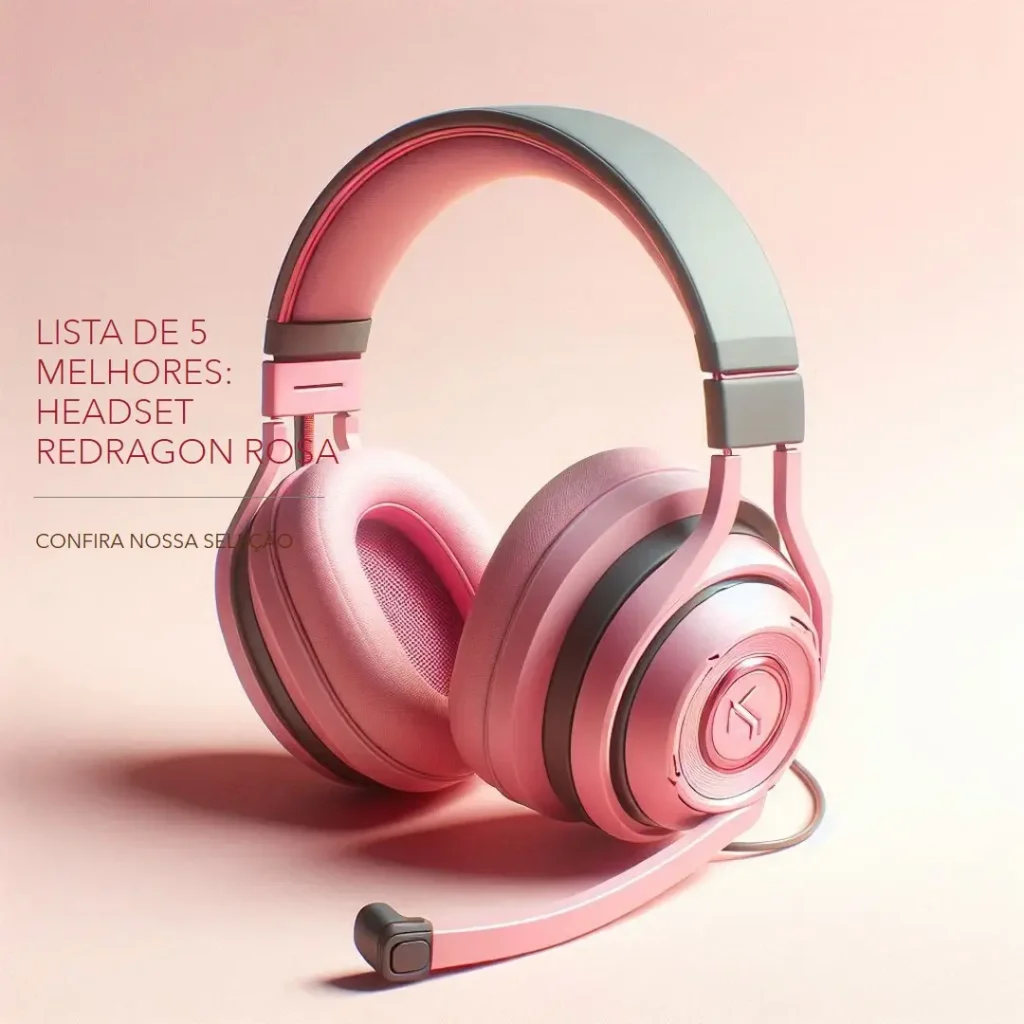 Lista de 5 Melhores: headset Redragon rosa