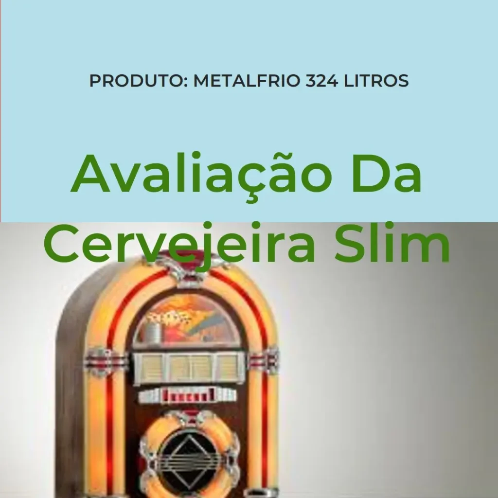 Cervejeira Expositora Slim Metalfrio 324 Litros Vn28rp
