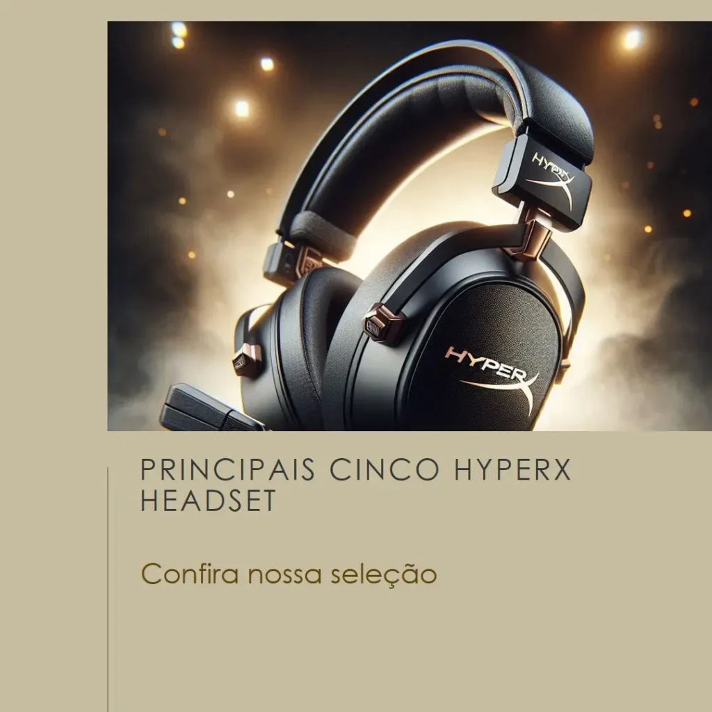 Principais Cinco Hyperx headset