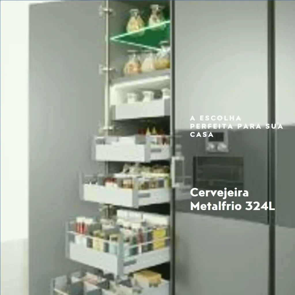 Cervejeira 324L Vertical Adesivada Metalfrio 110V