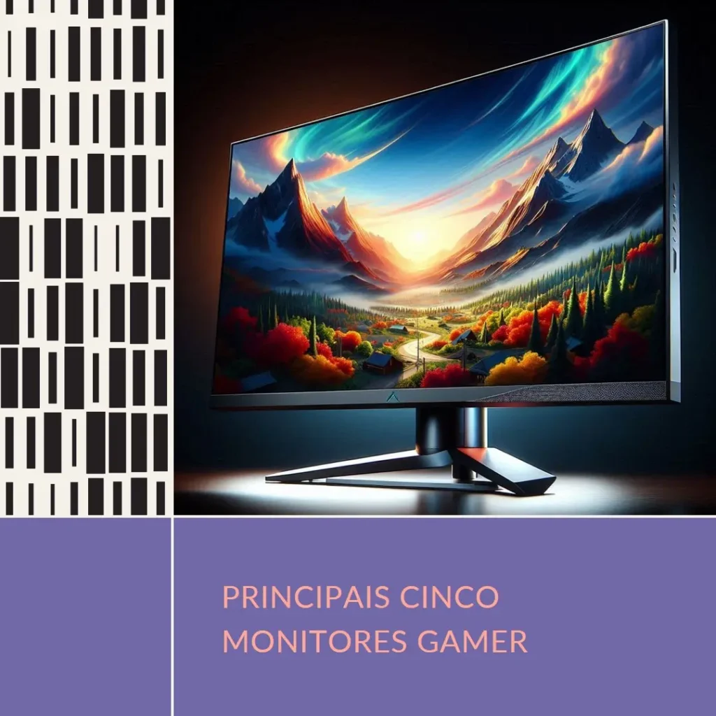 Principais Cinco monitor gamer AOC Agon led 24.5 240hz
