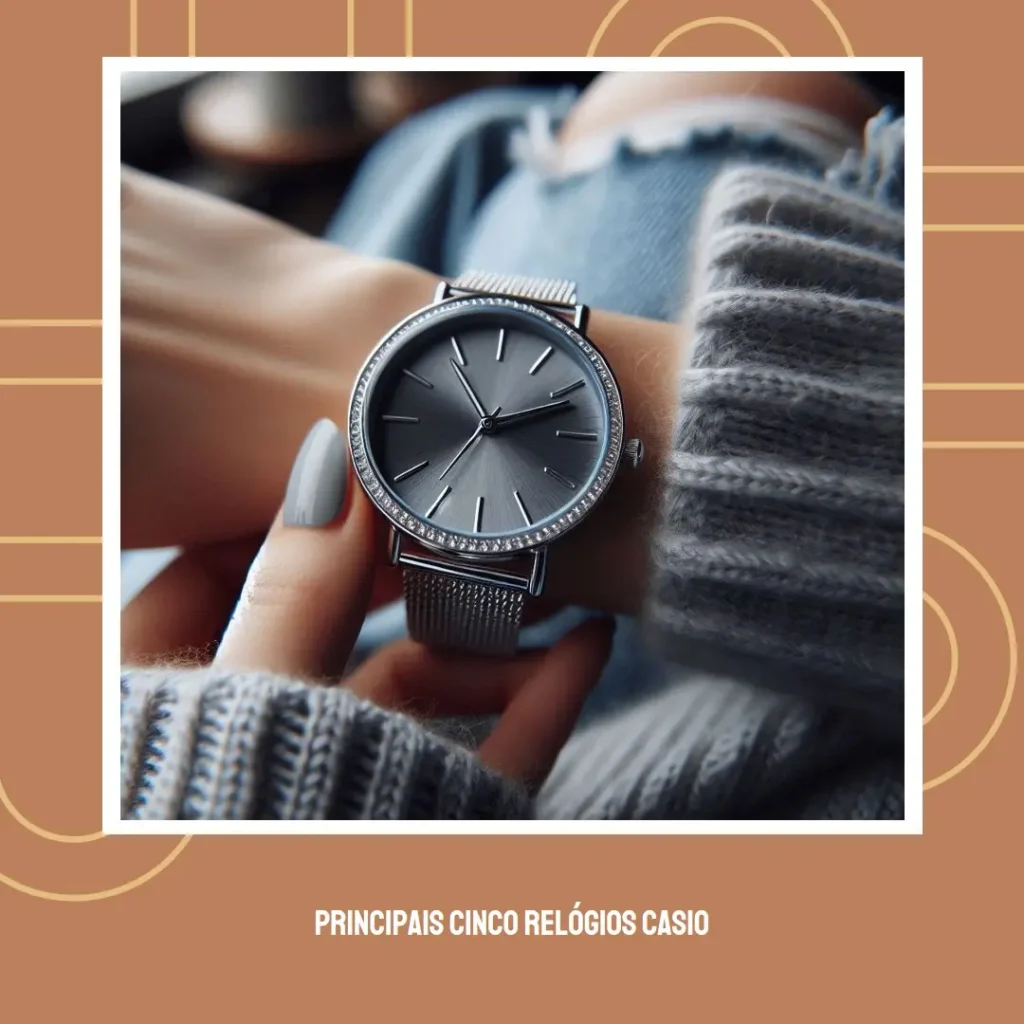 Principais Cinco Relogio Prata Feminino Casio